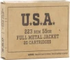 Winchester Ammo SG223KW  223 Rem 55 GR Full Metal Jacket  FMJ  - 20rd Box