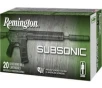 Remington Ammunition 28428 Subsonic 45 ACP 230 gr Flat Nose Enclosed Base  FNEB  - 50rd Box