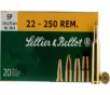 Sellier   Bellot SB22250B Rifle 22-250 Rem 55 GR Soft Point - 20rd Box