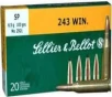 Sellier   Bellot SB243A Rifle 243 Win 100 gr Soft Point  SP  - 20rd Box
