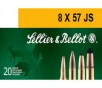 Sellier   Bellot SB857JSB Rifle Hunting 8X57mm JS 196 GR Spce  Soft Point Cut-Through Edge  - 20rd Box