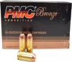 PMC 40E Bronze 40 Smith   Wesson 180 GR Full Metal Jacket Flat Point - 50 Round Box