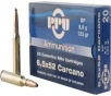 PPU PP3083 Metric Rifle 6 5x52mm Carcano 123 GR Soft Point - 20rd Box