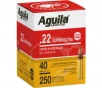 Aguila 1B221100 Super Extra High Velocity 22 LR 40 gr Copper-Plated Solid Point  Bulk  - 250rd Box