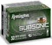 Remington Ammunition 21137 Subsonic 22 LR 40 gr Hollow Point  HP  - 100rd Box