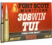 Fort Scott Munitions 308175SCV2 Tumble Upon Impact  TUI  Rifle 308 Win 175 GRSolid Copper Spun 20 Per Box