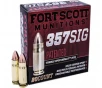 Fort Scott Munitions 357SIG-095-SCV Tumble Upon Impact  TUI  357 Sig 95 gr Solid Copper Spun - 20rd Box