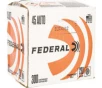 Federal C45230A300 45 ACP 230 GR  Brass  Boxer  Non-Corrosive  Reloadable  Full Metal Jacket  FMJ  300 Per Box   1 Cs - 300 Round Case