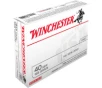 Winchester Ammo USA40SW Best Value 40 Smith   Wesson  S W  165 GR Full Metal Jacket - 50 Round Box