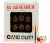 G2 Research Civic 380 Civic Duty 380 ACP 64 GR Copper Expansion Projectile - 20rd Box