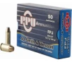 PPU PPH40F Handgun 40 Smith   Wesson  S W  165 GR Flat Point Jacketed - 50rd Box