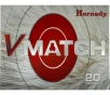Hornady V-Match 22 Creedmoor 69gr ELD-VT Brass Case Centerfire Rifle Ammunition 20 Rounds