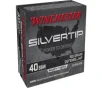 Winchester Ammo W40SWST Silvertip 40 S W 155 gr Silvertip Jacket Hollow Point - 20rd Box