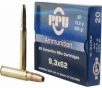 PPU PP9362 Metric Rifle 9 3mmx62 Mauser 285 GR Soft Point - 20rd Box