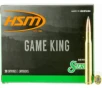 HSM Game King 25-06 Remington 117gr Sierra GameKing Spitzer Boat-Tail Brass Case 20 Rounds