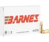 Barnes Defense JHP 9mm Luger 124gr Sierra JHP 50 Rounds
