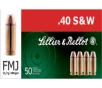 Sellier   Bellot SB40B Handgun 40 S W 180 GR FMJ - 50 Round Box