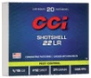 CCI Shotshell 22 LR -  12 Shot - 31 Grain - 1000 FPS - 20 Rounds - 0039