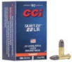 CCI Quiet-22 22 LR - 40 Grain LRN - 710 FPS - 50 Rounds - 960