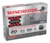 Winchester Super-X 20 Gauge - 2 75  - 3 4oz Rifled Slug Hollow Point - 1600 FPS - 5 Rounds - X20RSM5