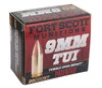 Fort Scott Munitions TUI 9mm - 115 Grain Solid Copper Spun - 1140 FPS - 20 Rounds  