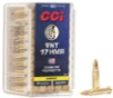 CCI VNT 17 HMR - 17 Grain VNT - 2650 FPS - 50 Rounds - 959CC