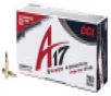 CCI A17 17 HMR - 17 Grain Varmint Tip - 2650 FPS - 200 Rounds - 949CC