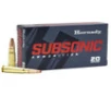 Hornady Subsonic 7 62x39 - 255 Grain Sub-X - 1050 FPS - 20 Rounds - 80787