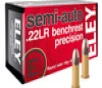Eley Benchrest Precision 22 LR - 40 Grain RN - 1030 FPS - 50 Rounds - A01180