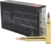 Hornady Black 223 Rem - 62 Grain FMJ - 3100 FPS - 20 Rounds - 80234
