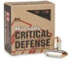 Hornady Critical Defense 40 S W - 165 Grain FTX - 1175 FPS - 20 Rounds - 91340