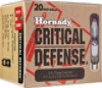Hornady Critical Defense 410 Gauge - 2 5  - Triple Defense - FTX Slug   2 Round Balls - 20 Rounds - 86238