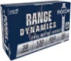 Fiocchi Range Dynamics 38 Special - 130 Grain FMJ - 950 FPS - 50 Rounds - 38A