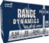 Fiocchi Range Dynamics 5 56 NATO - 55 Grain FMJ-BT - 3240 FPS - 50 Rounds - 556M193L