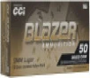 CCI Blazer Brass HP 9mm - 115 Grain JHP - 1145 FPS - 50 Rounds - 5239