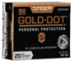CCI Speer Gold Dot Personal Protection 32 ACP - 60 Grain HP - 960 FPS - 20 Rounds - 23604GD