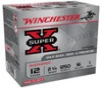 Winchester Super-X 12 Gauge - 2 75  -  1 Buckshot - 16 Pellets - 1250 FPS - 25 Rounds - XB121VP25
