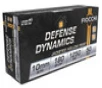 Fiocchi Defense Dynamics 10mm - 180 Grain JHP - 1250 FPS - 50 Rounds - 10APHP