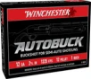 Winchester AutoBuck 12 Gauge - 2 75  -  1 Buckshot - 12 Pellets - 1325 FPS - 5 Rounds - USAB121