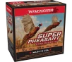 Winchester Super Pheasant High Velocity High Brass 12 Gauge - 2 75  -  6 - 1-3 8oz Payload - 1450 FPS - 25 Rounds - X12PHV6