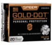 Speer Gold Dot Personal Protection 380 ACP - 90 Grain HP - 1040 FPS - 20 Rounds - 23606GD