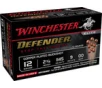 Winchester Defender 12 Gauge - 2 75  - 00 Copper-Plated Buckshot - 9 Pellets - 1145 FPS - 10 Rounds - SB1200PD