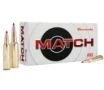 Hornady Match 223 Rem 75 gr Hollow Point Boat-Tail Match HPBTM Rifle Ammo