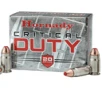 Hornady Critical Duty 9mm Luger  P Ammunition 25 Rounds 124 Grain FlexLock Polymer Tip Flat Base Projectile