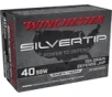 Winchester Ammo Silvertip 40 S W 155 gr Silvertip Jacket Hollow Point 20 Per Box