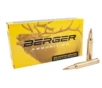 Berger Bullets 70010 Hunting  300 Win Mag 168 gr Classic Hunter 20 Bx  10 Cs