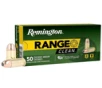 Remington Range Clean 40 S W 180 gr Flat Nose Enclosed Base Handgun Ammo