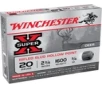 Winchester Ammo X20RSM5 Super X  20 Gauge 2 75  3 4 oz Rifled Slug Shot 5 Bx