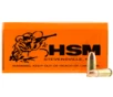 HSM 9MM4R Training  9mm Luger 124 gr Full Metal Jacket  FMJ  50 Bx Handgun Ammo
