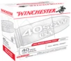 Winchester USA Range Pack 40 S W 165 gr Full Metal Jacket 200 Per Box Handgun Ammo